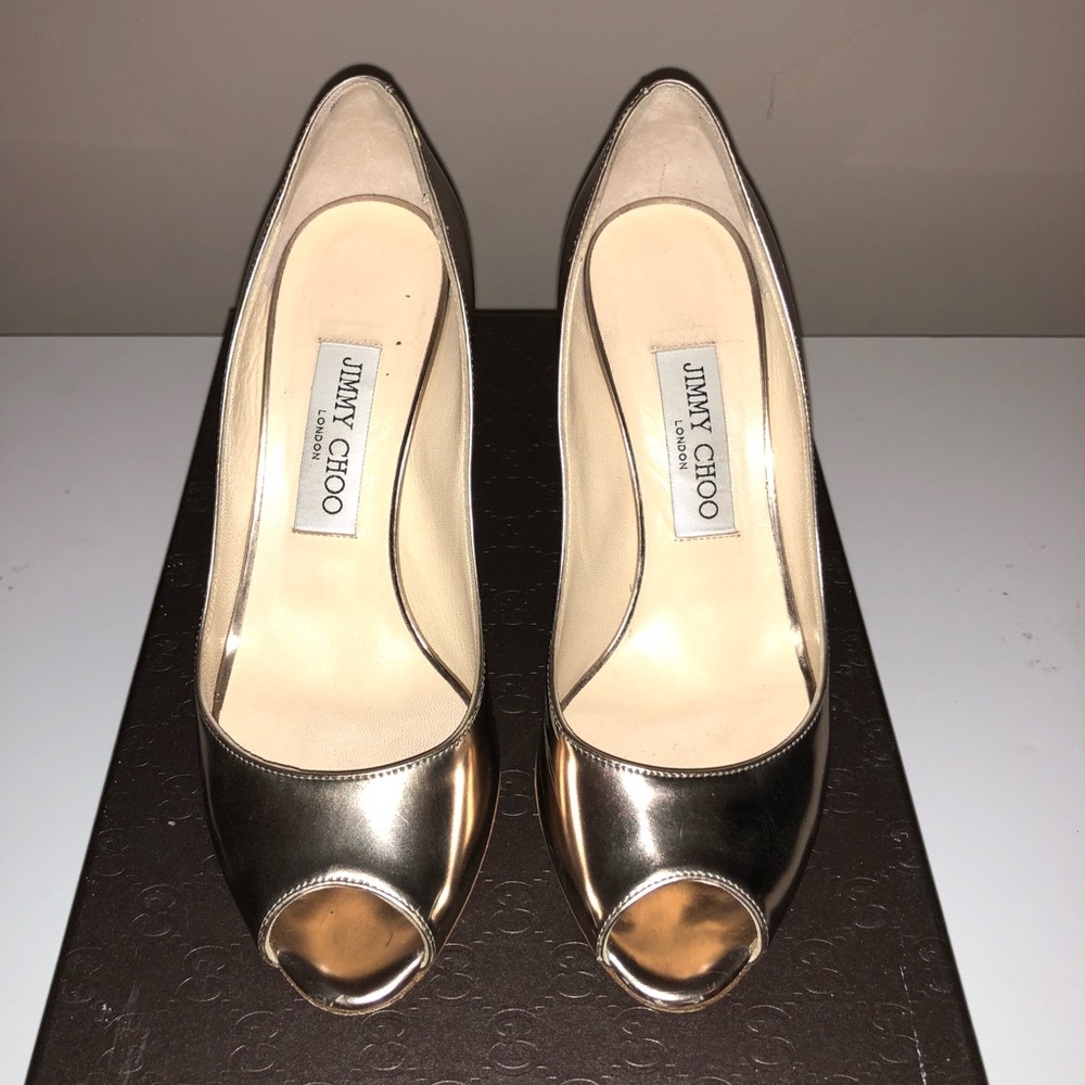 Jimmy choo medium heel (worn may be handful time)